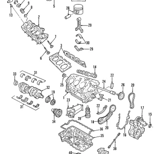 Camshaft - Mazda (1F22-12-430A)