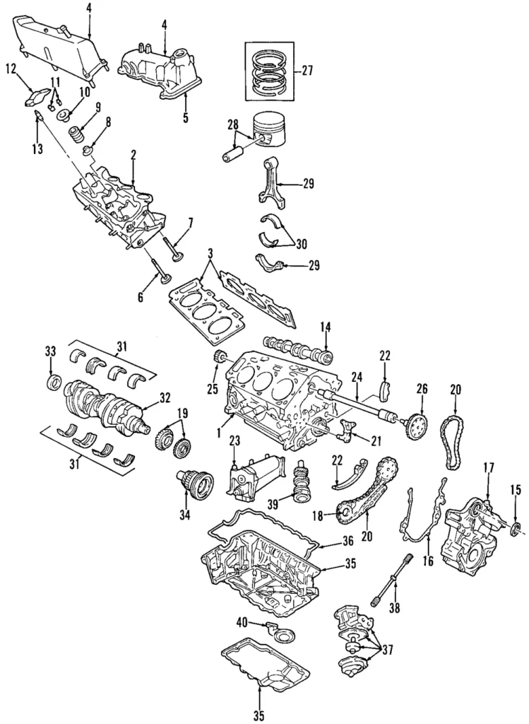 Bearings - Mazda (1F22-11-225B)