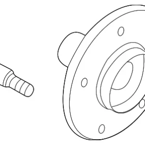 Hub Assembly - Mazda (EF93-26-150A)