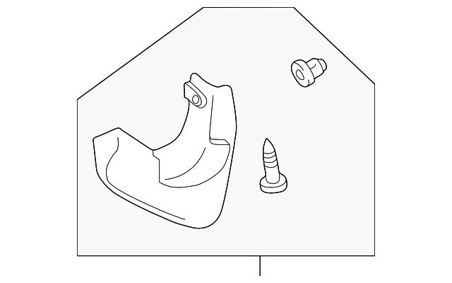 Mud Guard - Mazda (BJ0E-51-850)