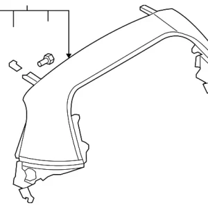 Rear Roof Panel - Mazda (NE52-R1-660D-77)
