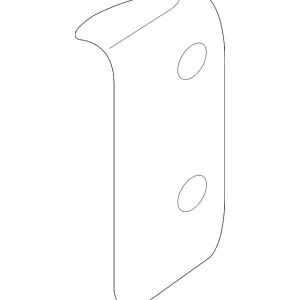 Interior Quarter Panel Trim Panel Access Cover - Mazda (ZZCA-68-863-03)