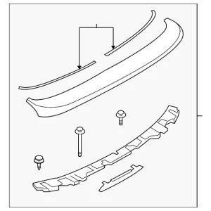 Spoiler - Mazda (TD11-51-960K-55)