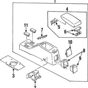 Ashtray Insert - Mazda (BC1D-64-680)
