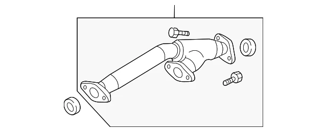 Front Pipe - Mazda (AJ17-40-500B)