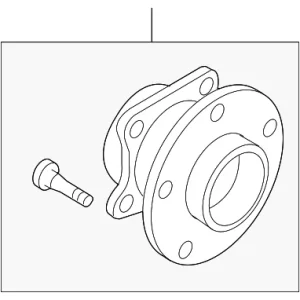 Hub Assembly - Mazda (GS1D-26-15XB)