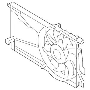 Fan Module - Mazda (Z602-15-025G)