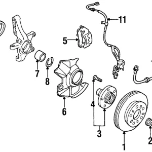Caliper - Mazda (LBY0-33-98ZR)