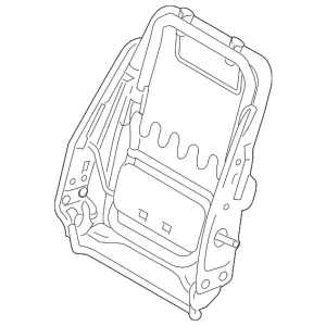 Seat Back Frame - Mazda (EH44-88-680)