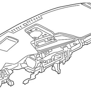 Instrument Panel - Mazda (BDGG-60-350D-02)