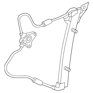 Window Regulator - Mazda (CG36-58-97XA)
