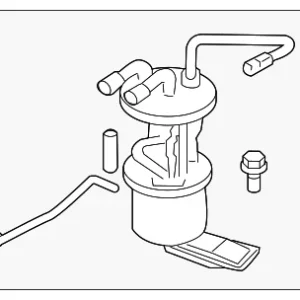 Fuel Pump And Sender Assembly - Mazda (ZZC2-13-35XB)