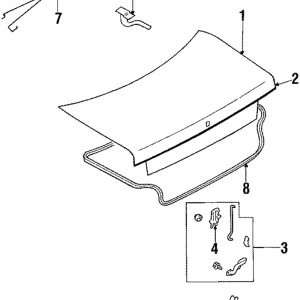 Hinge - Mazda (H260-52-710E)