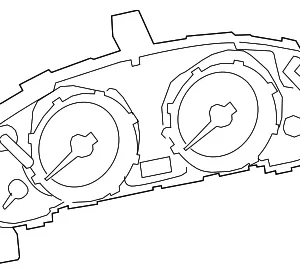 Speedometer - Mazda (GBF5-55-471D)