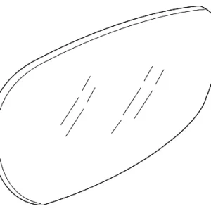 Mirror Glass - Mazda (TE69-69-1G1)