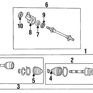 Inner Boot - Mazda (G568-22-540)