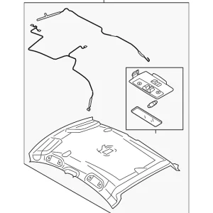 Headliner - Mazda (BN8B-68-030P-77)