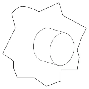 Adjust Knob - Mazda (ZZCA-88-172-04)