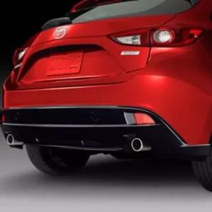 Rear Diffuser - Brilliant Black - Mazda (QBMU-50-360A-PZ)