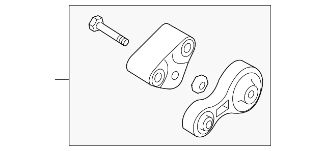 Rear Mount Assembly - Mazda (GS3L-39-04XG)