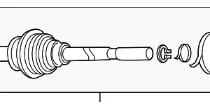 Outer Cv Joint - Mazda (FTH5-22-510)