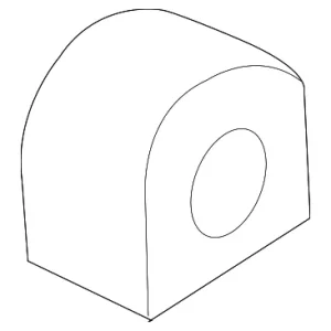 Stabilizer Bar Bushing - Mazda (GK2A-34-156)