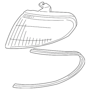 Park Lamp Assembly - Mazda (TA04-51-10XB)
