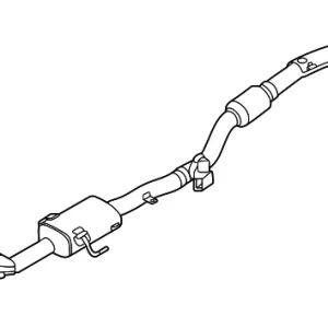 Converter & Pipe - Mazda (PYH6-20-55XB)