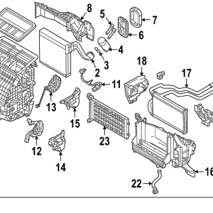 HVAC Unit Case Assembly - Mazda (VA56-61-130A)