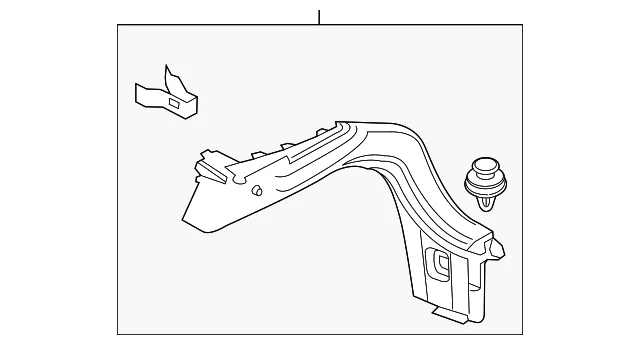 Upper Trim - Mazda (BJT6-68-84Z)