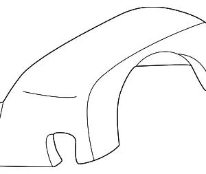 Upper Column Cover - Mazda (BJ0J-60-221-00)