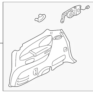 Side Trim Panel - Mazda (LD47-68-58YA-05)
