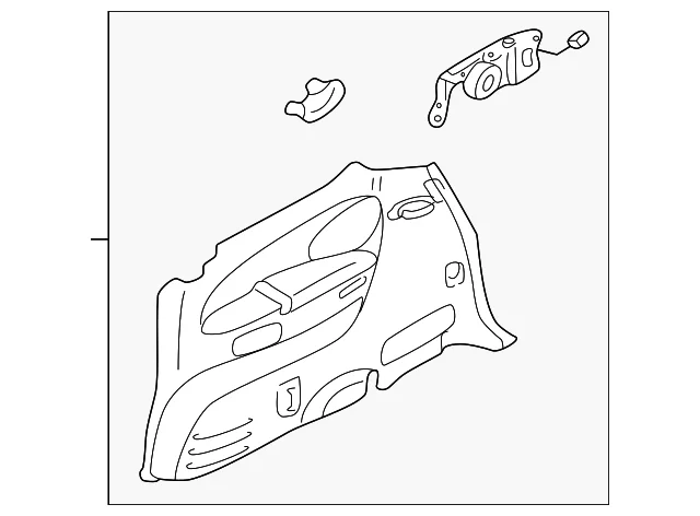 Side Trim Panel - Mazda (LE46-68-58YA-72)