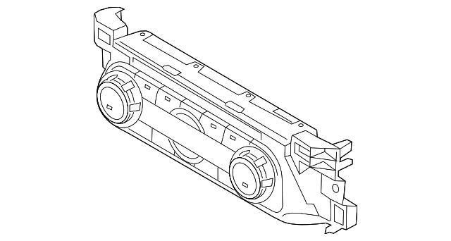 Dash Control Unit - Mazda (KB8A-61-190B)