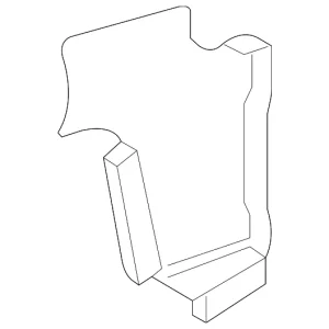 Radiator Support Air Deflector - Mazda (PX34-13-56YA)