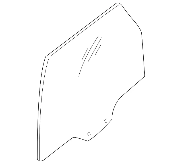 Glass Weather-Strip - Mazda (EC02-59-76YB)