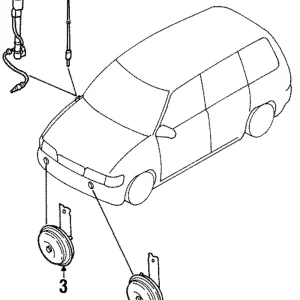 Horn - Mazda (B596-66-780A)