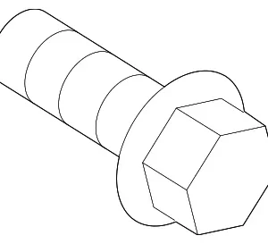 Control Module Bolt - Mazda (KD31-32-A16)