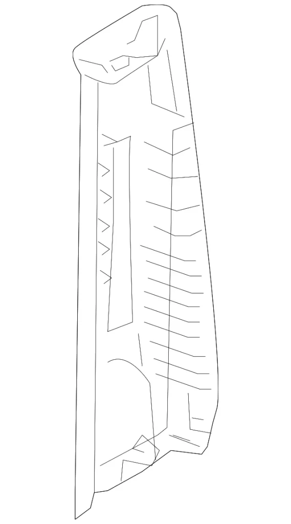 Upper Center Pillar Trim - Mazda (BP4L-68-190D-30)