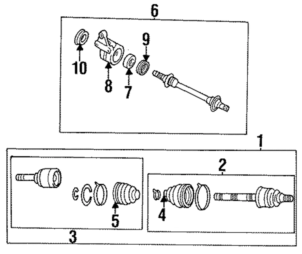Axle Assembly - Mazda (G590-25-600R-0B)