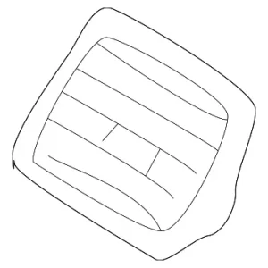 Grille - Mazda (B25F-64-91XA-22)