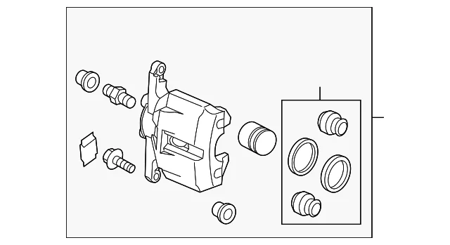 Caliper Piston - Mazda (K011-33-61X)