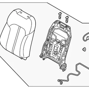Seat Back Assembly - Mazda (KEVD-88-180-02)