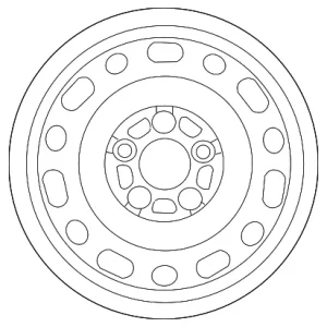 Wheel, Alloy - Mazda (9965-E1-6560)