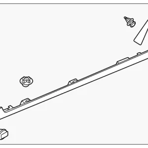 Rocker Molding - Mazda (D01G-51-P50B-26)