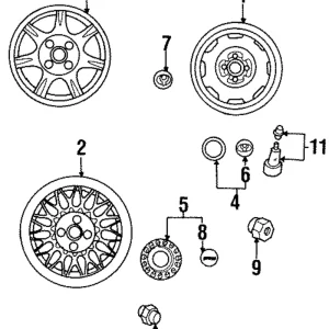 Center Cap - Mazda (EA02-37-192)