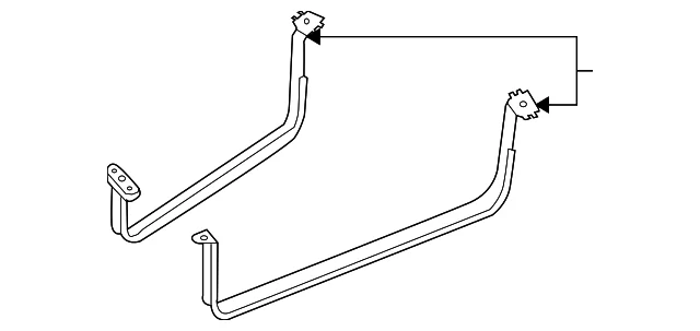 Fuel Tank Strap - Mazda (BN8F-42-730A)