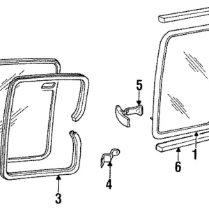 Window Frame - Mazda (ZZM0-50-810)