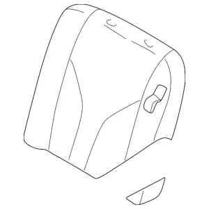 Seat Back Assembly - Mazda (LE49-88-130B-80)