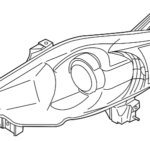 Composite Headlamp - Mazda (CE50-51-0K0C)